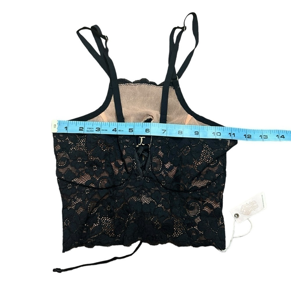 Free People Revolve We are HAH Top 2 Bottom Cami in Black Noir Size XS NWT - Picture 11 of 15